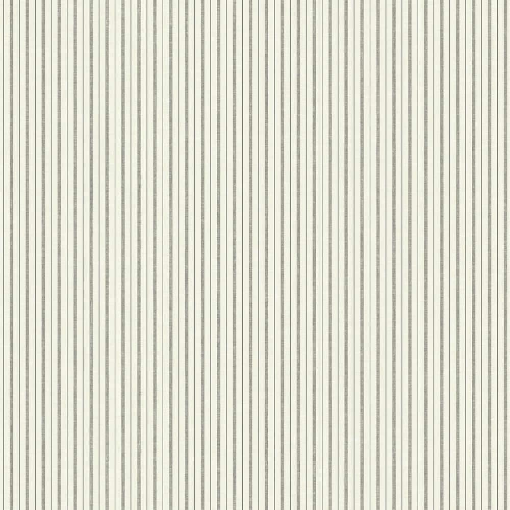 Magnolia Home by Joanna Gaines French Ticking Spray and Stick Wallpaper, Charcoal and Black -  ME1561
