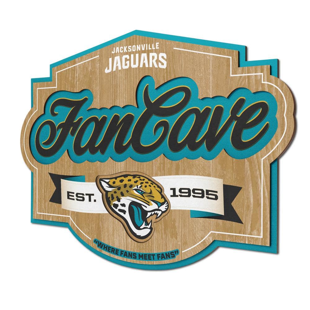 YouTheFan NFL Jacksonville Jaguars Fan Cave Sign