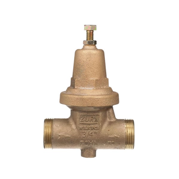 Wilkins 3/4 in. 70XL Pressure Reducing Valve with Double Union FNPT Connection and FC (Cop/ Sweat) Union Connection