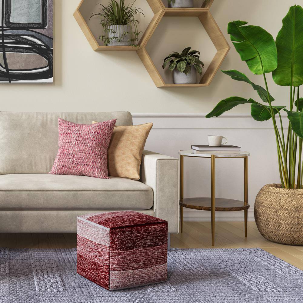 Wagner 18" Round White Marble and Acacia Wood Side Table
