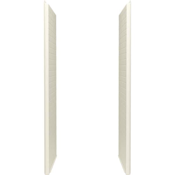 STERLING PLUMBING Traverse 34 in. W x 72.25 in. H Side Shower Wall Set in Biscuit