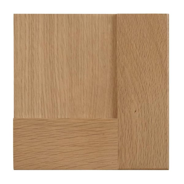 Avondale 7.5 in. W x 7.5 in. H Sample Door in White Oak