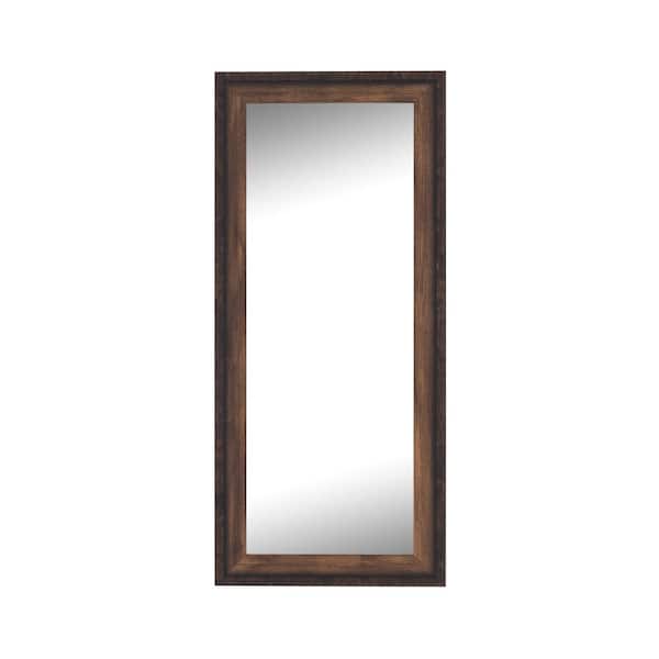 Hitchcock Butterfield Cabin Trunk 31.5 in. x 67.5 in. Rustic Rectangle Framed Brown Full-Length Decorative Mirror