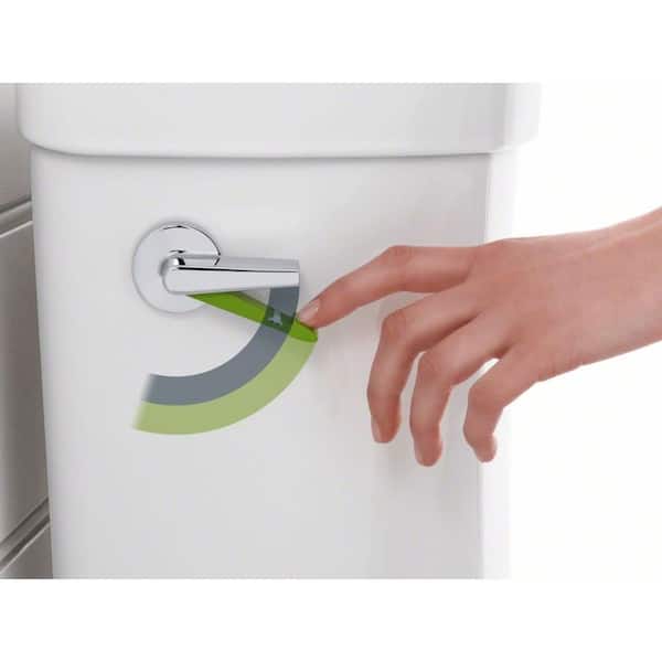 KOHLER Wellworth 12 in. Rough In 2-Piece 1.1 GPF Dual Flush Round Toilet in White Seat Not Included