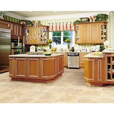 Tuscany Classic 18 in. x 18 in. Honed Travertine Floor and Wall Tile (150 Pieces / 337.5 sq. ft. / pallet)