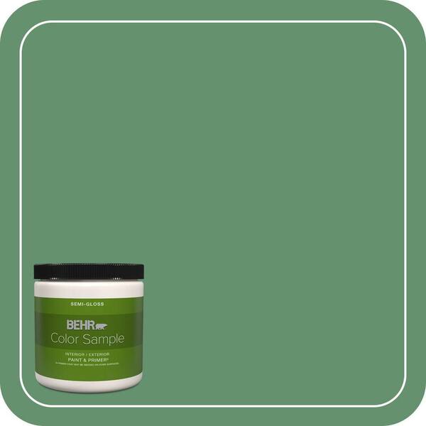BEHR PREMIUM PLUS 8 oz. #460D-6 Manchester Semi-Gloss Interior/Exterior Paint & Primer Color Sample
