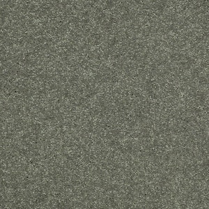 8 in. x 8 in. Texture Carpet Sample - Brave Soul II - Color Sea Glass