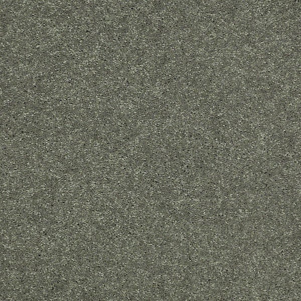 Home Decorators Collection Brave Soul II - Sea Glass - Green 44 oz. Polyester Texture Installed Carpet