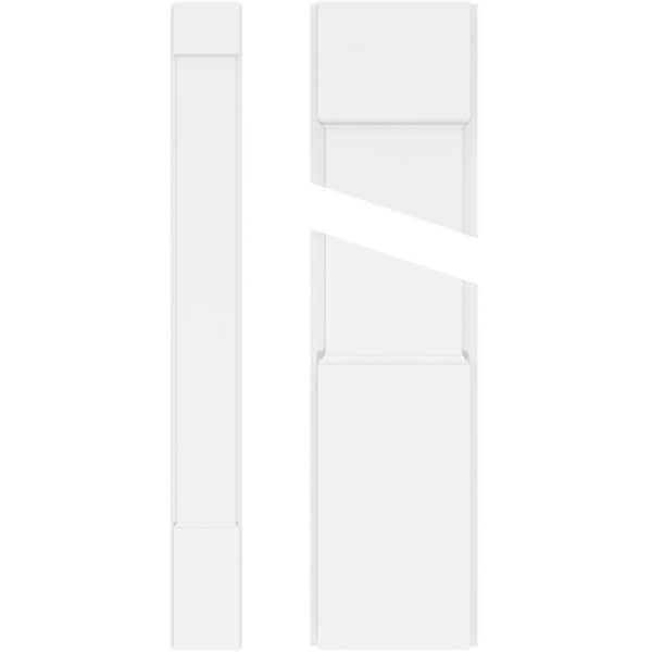 Ekena Millwork 2 in. D x 7 in. W x 96 in. L Primed Polyurethane Pilaster 1- Pack