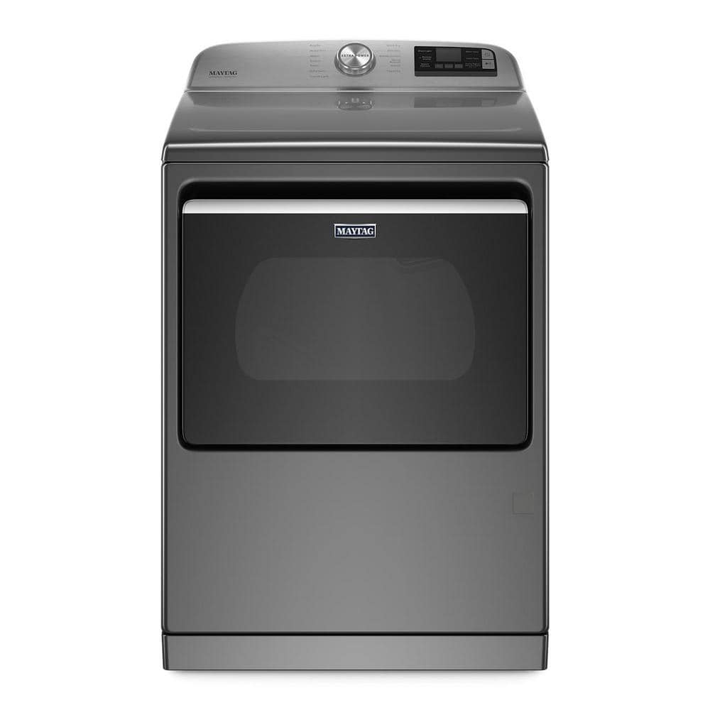 Maytag 7.4 cu. ft. 120Volt Smart Capable Metallic Slate Gas Vented