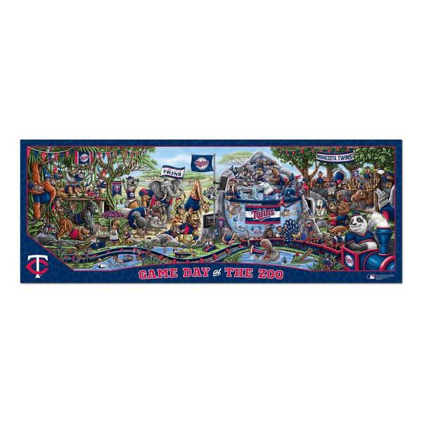 YouTheFan MLB Minnesota Twins Game Day At The Zoo 500-Piece Puzzle