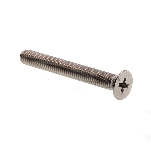 Prime-Line M5-0.8 x 40 mm Phillips Drive Flat Head Metric Machine Screws (10-Pack)