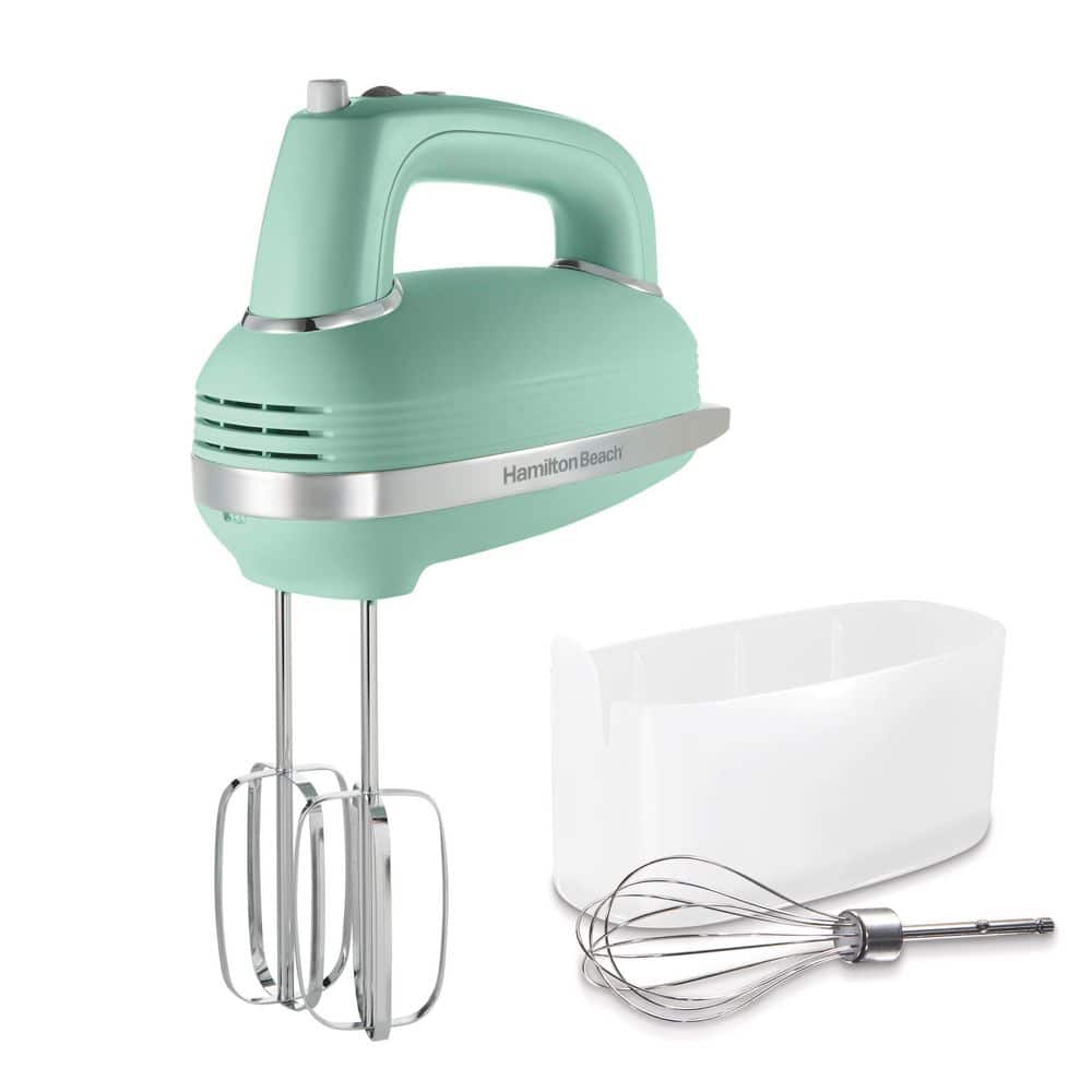 5-Speed Blue Hand Mixer with Storage Case 62601N
