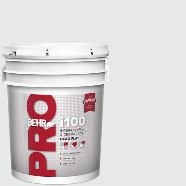 BEHR PRO 5 gal. #PWN-44 Bay Breeze Dead Flat Interior Paint