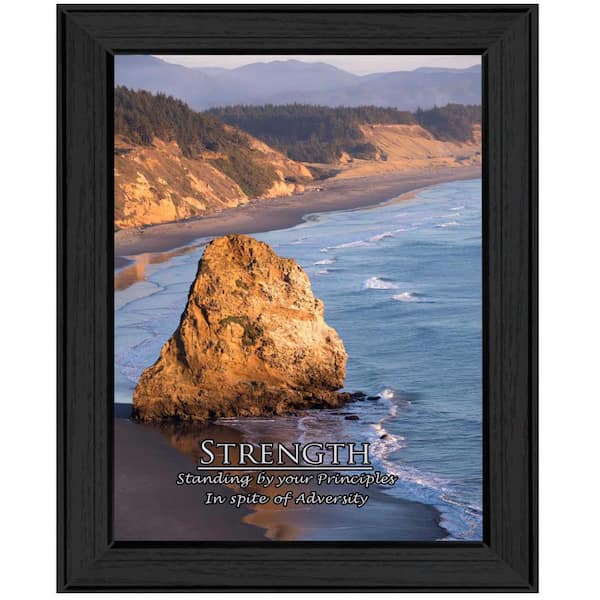 HomeRoots Charlie Strength 1-Piece Framed Wall Art 19 in. x 15 in.