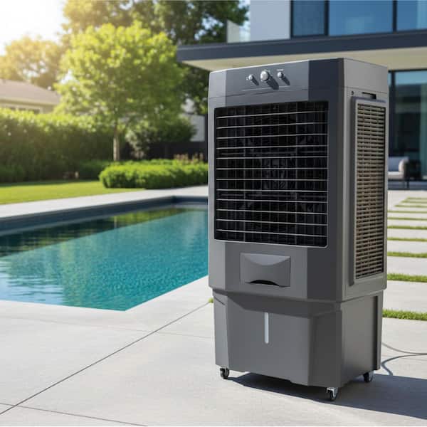 SLIMKOOL 8,500 CFM 3-Speed Portable Evaporative Cooler (Swamp