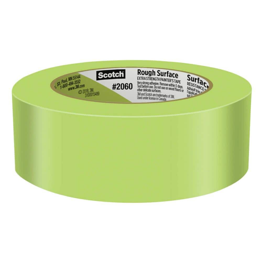 Scotch 1.41 in. x 60.1 Yds. Rough Surface Green Painters Tape (1 Roll)