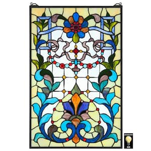 Bonifacio Tiffany-Style Stained Glass Window Panel