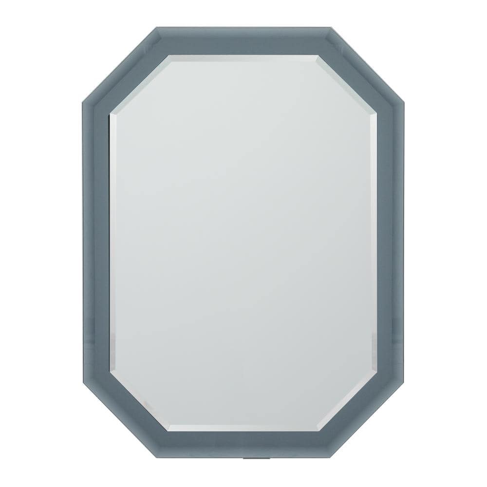 Grella Octagonal Frameless Wall Mirror 31.5" x 23.6"