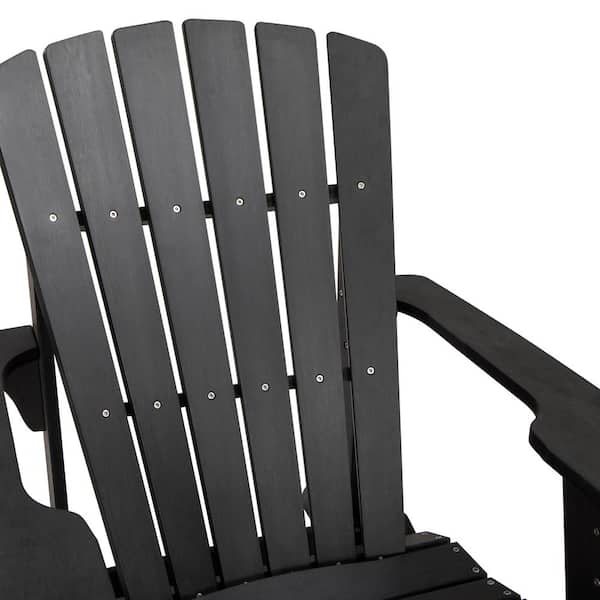 Lifetime Black Composite Adirondack Chair 60284 The Home Depot