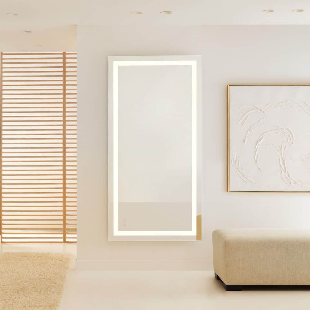 Mera 72 in. x 36 in. Bright White Integrated LED Illuminated Dimmable Vanity Light Mirror price history on PriceWatchPro