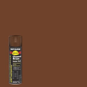 15 oz. Rust Preventative Gloss Chestnut Brown Enamel Spray Paint (Case of 6)