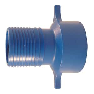 1-1/2 in. Barb Insert Blue Twister Polypropylene Twister x FPT Adapter Fitting