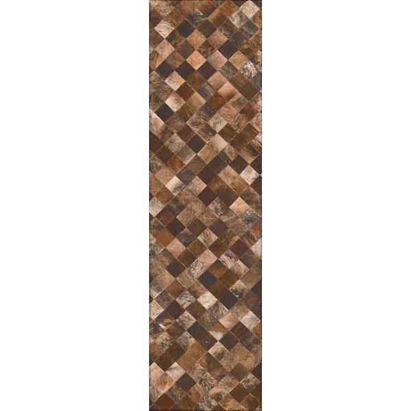 Addison Rugs Laredo Brown 2 ft. 3 in. x 7 ft. 6 in. Indoor/Outdoor Washable Rug