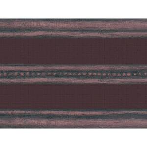 Falkirk Dandy II Purple Stripes Abstract Peel and Stick Wallpaper Border