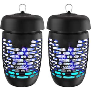Bug Zapper Electric Lantern Gnats & Mosquitoes Light Bulb & Waterproof Design for Indoor & Outdoor Flies Repellent