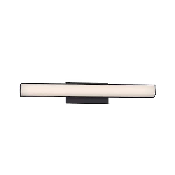 WAC Lighting Brink 18 in. Black LED Vanity Light Bar and Wall Sconce ...