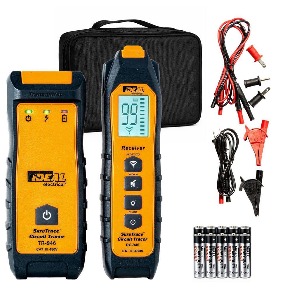 Z*a様 美品NIDECKER/TRACER /BLK/25c IDEAL Suretrace Digital Circuit Tracer, 0 to 480-Volt AC/DC 61-946