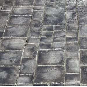 Cass Stone 100 sq. ft. Gray Concrete Paver Kit