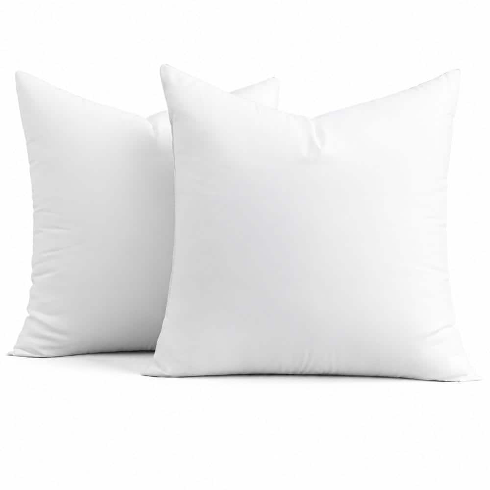 Pack of 2 Water-Resistant Outdoor Throw Pillow Inserts, 24x24 in, 800g 7D Premium Fiber Fill, Square Patio Cushion price history on PriceWatchPro