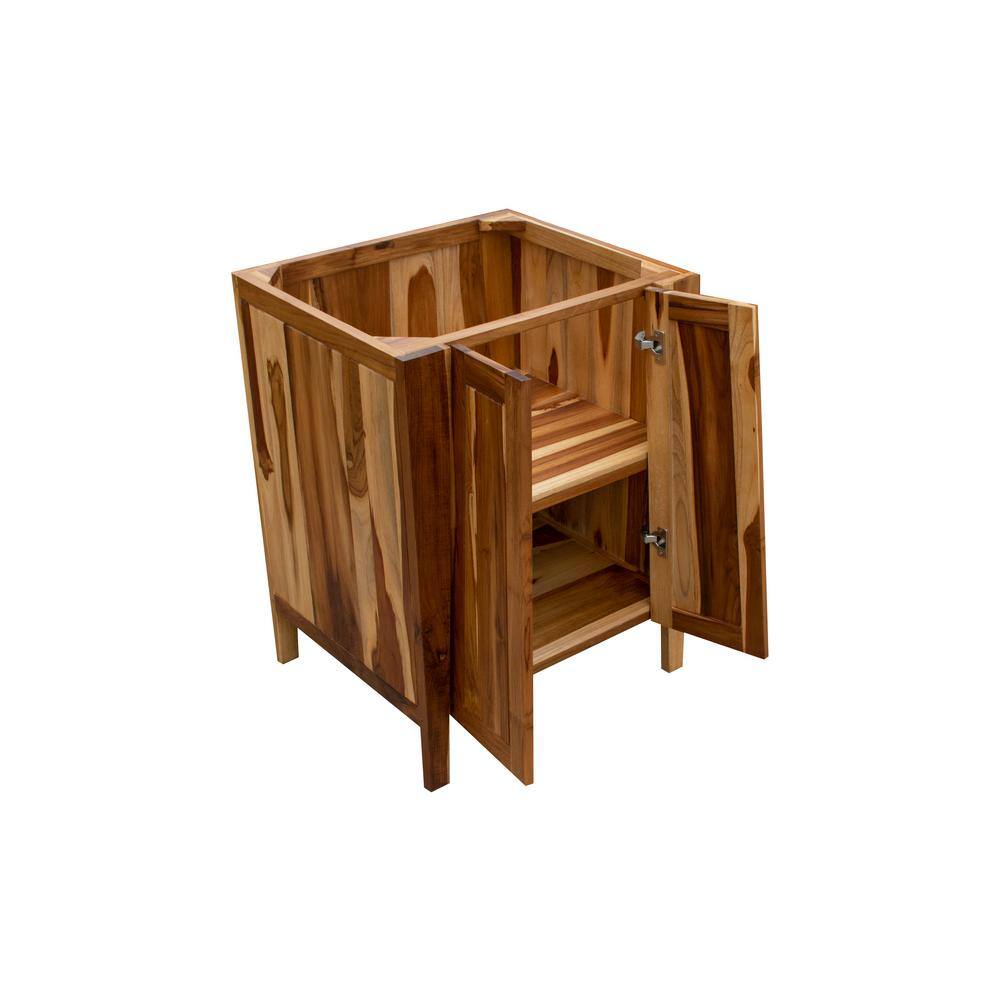 Significado 24" Unfinished Teak Wood Freestanding Vanity