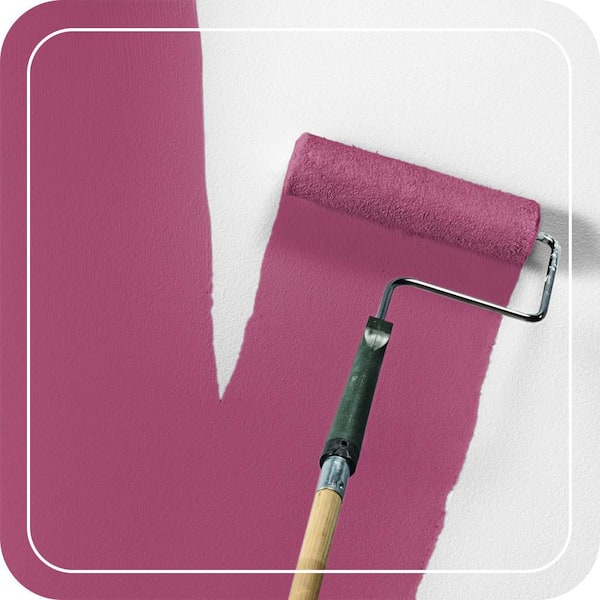 ECOMIX 1 qt. #100B-7 Hot Pink Flat Plant-Based Interior Paint & Primer