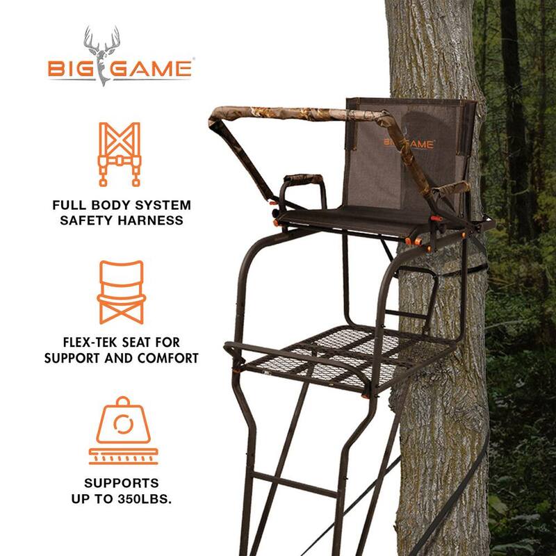 Hunter HD 1.5 1-Person Ladder Tree Stand (2-Pack)