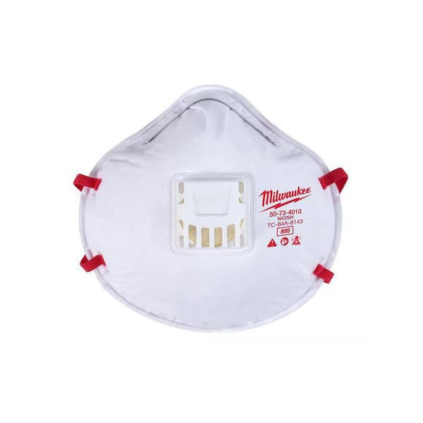 N95 Professional Multi-Purpose Valved Respirator (10-Pack)