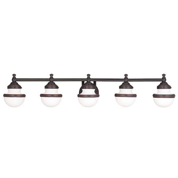 Oldwick 5 Light Olde Bronze Bath Vanity