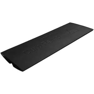 47.2 in. x 16.1 in. x 2.6 in. Speed Bump 1-Channel Cable Protectors Rubber Driveway Ramps, 1-Pack
