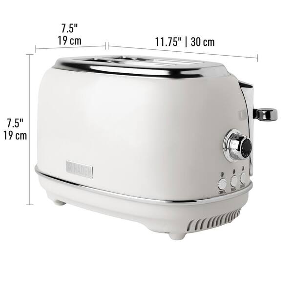white retro toaster