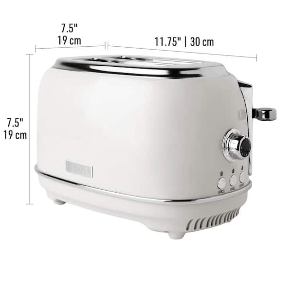 Buydeem 2-Slice Retro Toaster Extra Wide 1.4 Slot, 7 Browning Settings 5  Programs(Bagel/Muffin/Defrost/Reheat/Cancel), High Lift Lever