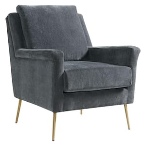 Lincoln Arm Chair in Coal