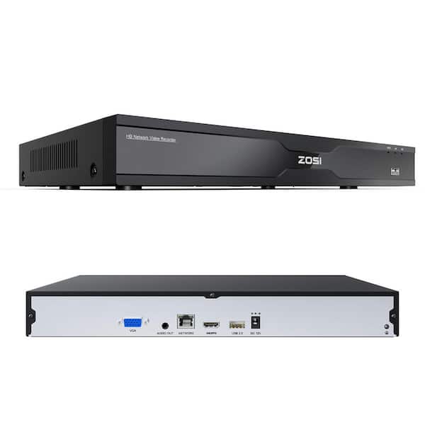 32 Channel NVR for Security System, Only Work with Same Brand 3MP to 8MP IP Cameras, No PoE Port, NO HDD