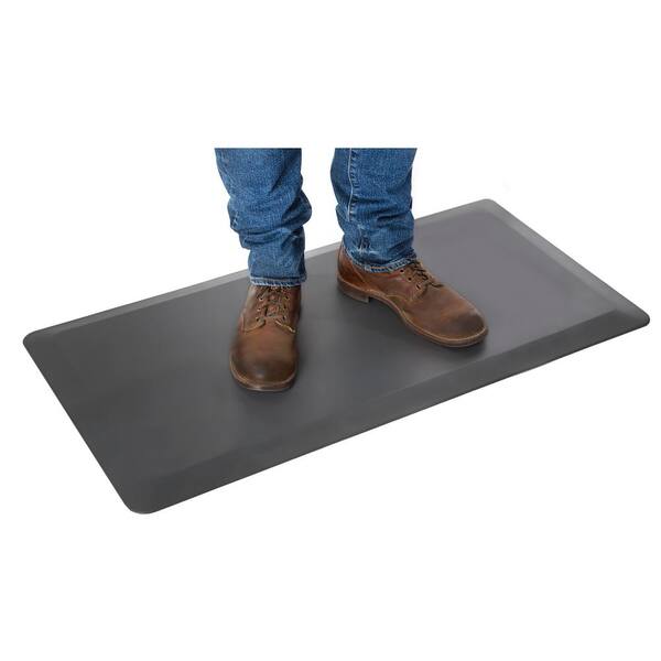 Seville Classics AIRLIFT Anti-Fatigue Comfort Mat for Standing Desks, 39" x 20" x .7" thick, Gray