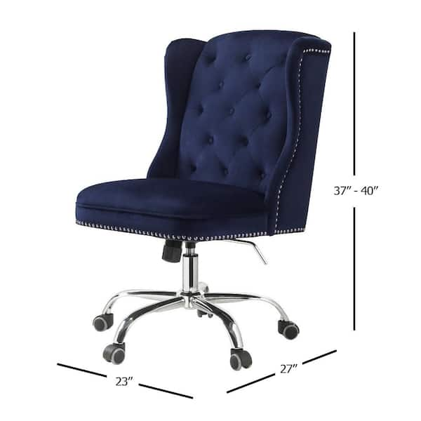 midnight blue office chair