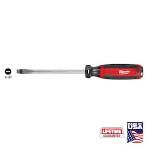 5/16 in. Slotted 6 in. Demolition Flat Head Screwdriver with Cushion Grip
