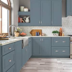 1 qt. #N480-5 Adirondack Blue Semi-Gloss Enamel Interior/Exterior Cabinet, Door & Trim Paint
