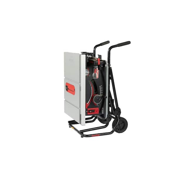SawStop - 15 Amp 120-Volt 60 Hz Jobsite Saw Pro with Mobile Cart Assembly