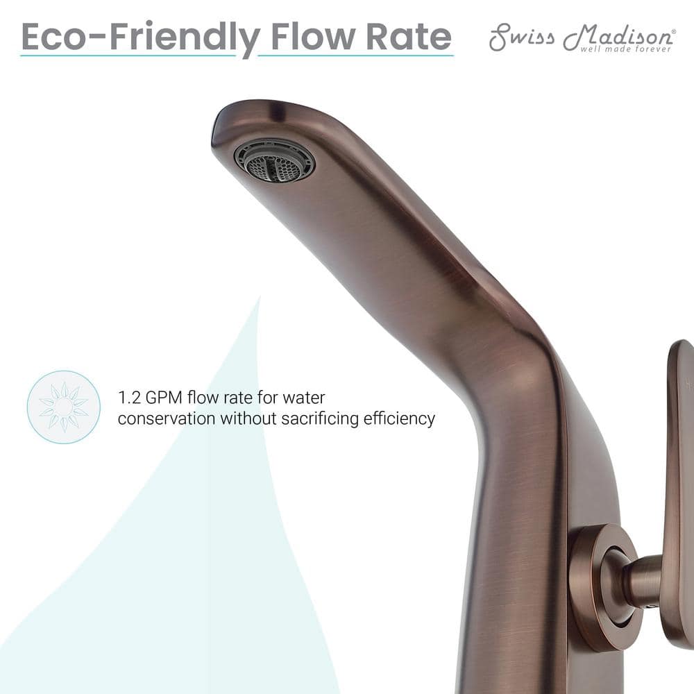 Chateau High Arc 11'' Single-Handle Bathroom Faucet in Oil Rubbed Bronze